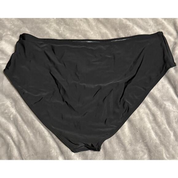 NWOT Black Plus Size Black 3XL Bikini Bottom Swimsuit Versatile Basic‎ - Picture 4 of 5